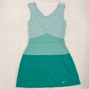 Nike Seafoam Tiered Tennis Dress